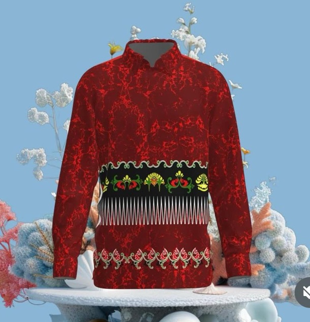 Baju Batik Jantung Hati