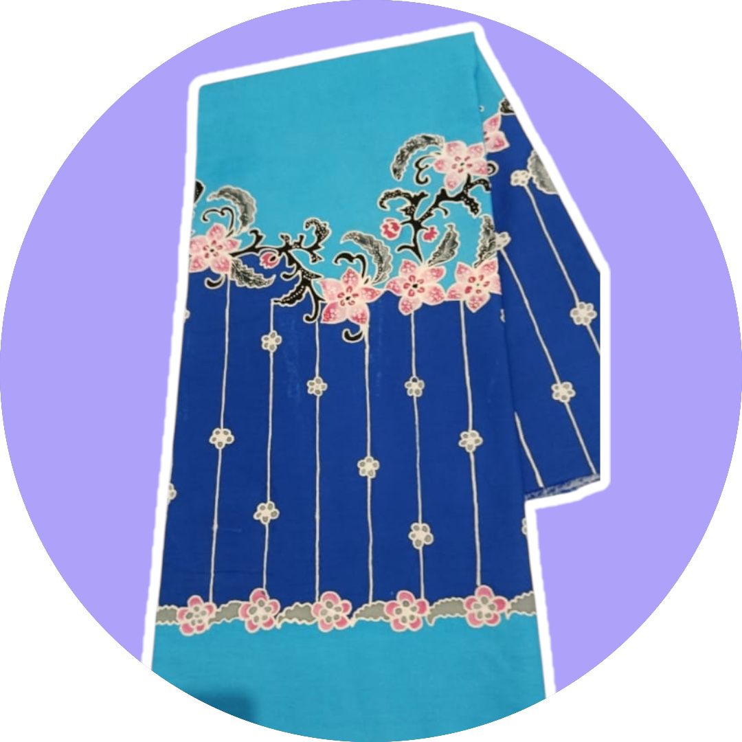Batik Bakau Biru Dongker